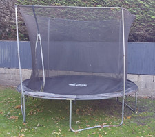 Tp Trampoline 10ft. With Safety Enclosure & Winter Cover.  Used Cond.