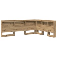 Storage Headboard with Shelf