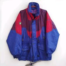 Vintage C&A Rodeo Thinsulate 80s/90s Ski Jacket Womens Medium Red Blue Retro
