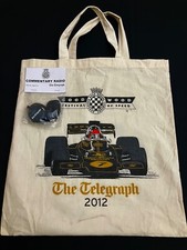 Goodwood Festival of Speed 2012 Tote Bag And Radio JPS Senna Fittipaldi Andretti