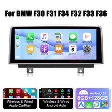 For BMW 3 Serie F30 F31 F34 Car Stereo GPS SAT NAV Wireless CarPlay Android Auto