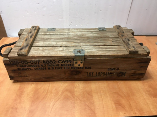 1984 wooden military crate - 1984,