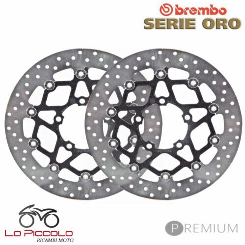 Front brake discs - discs, gold