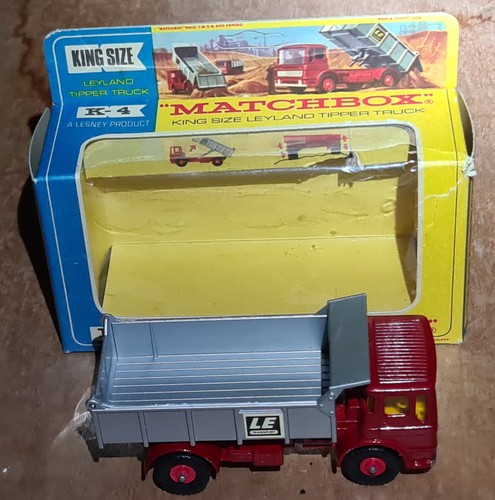Vintage matchbox king - king, size