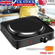 Electric Hotplate 1000W Portable Kitchen Table Top Cooker Stove Single Hot Plate