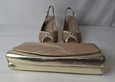 LOTUS Gold Sparkly Clutch Bag