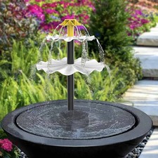 3 Tiered Bird Bath Pump with