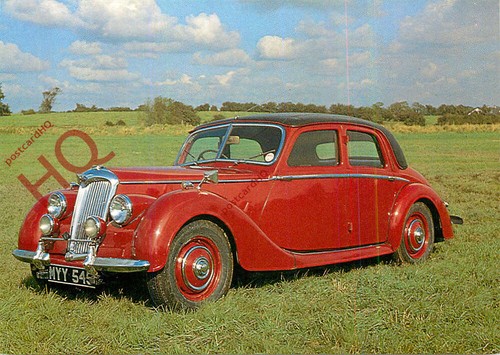 Picture postcard vintage car - picture,