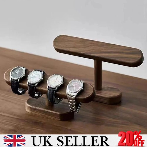 Walnut wood watch holder - walnut,