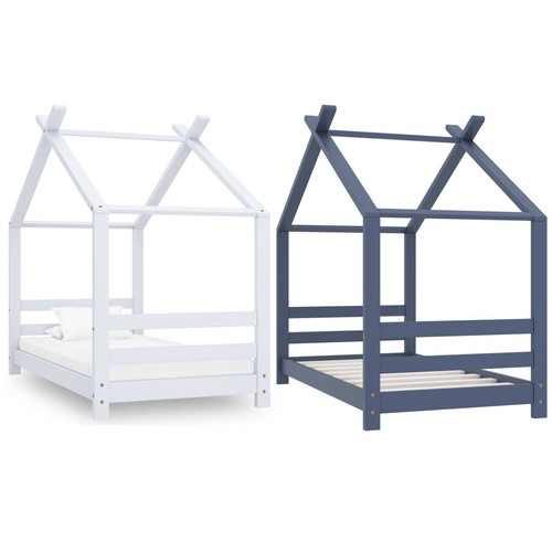 Single bed frame solid - bed,