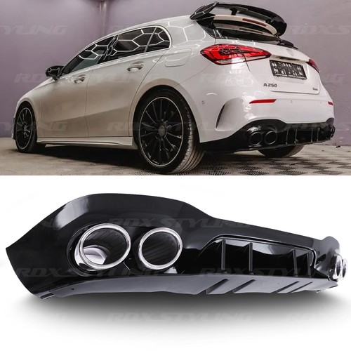 Chrome quad tip exhaust - chrome, black