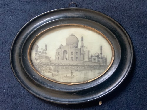 Antique mughal miniature - antique,