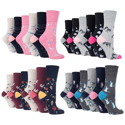 Womens non elastic socks - non,