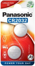 2 x Panasonic CR2032 3V