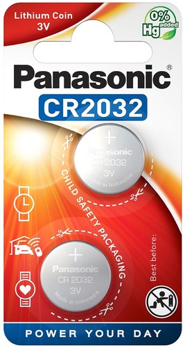 Panasonic cr2032 3v - 2, x