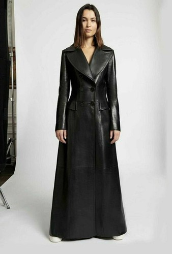 Women pure black leather - women's,