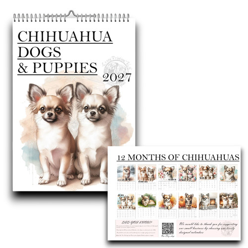 Chihuahua calendar - chihuahua,