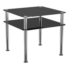 AVF 60cm Glass Side Table with
