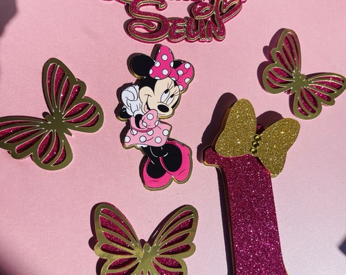Minnie mouse cake topper - mouse,