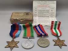 British WW2 4 x Medal Set &