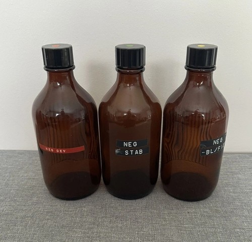 Amber glass chemical - glass, bottles
