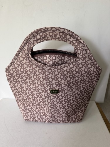 Dkny brown monogram insulated - brown,
