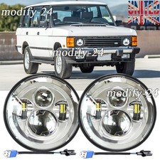 Chrome 7" Round LED Headlight