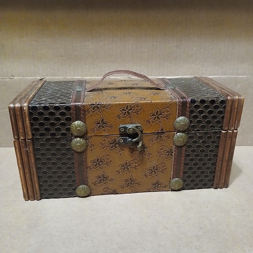 Vintage antique wood - vintage, leather