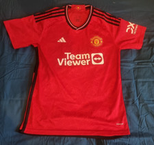 Mens Man Utd Adidas Red Home
