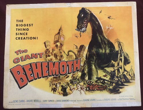 Giant behemoth poster 1959 - giant,
