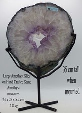 Large Amethyst Crystal  Slice