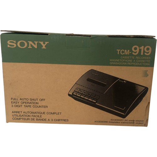 Sony vintage tcm 919 - vintage, tcm-919