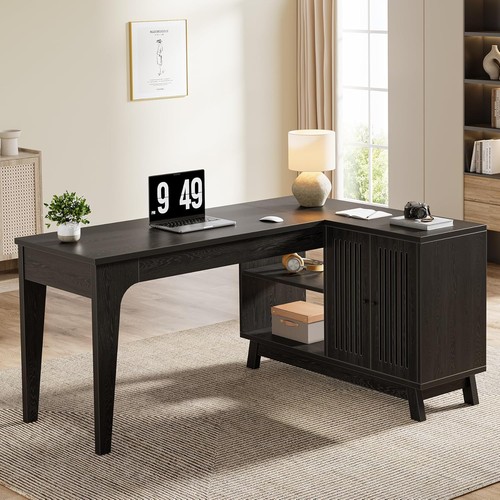 Inch shaped desk modern - l-shaped,