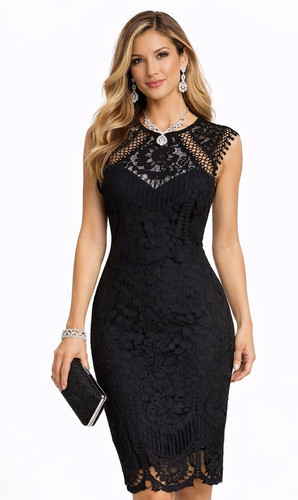 Lipsy vip black lace - vip,