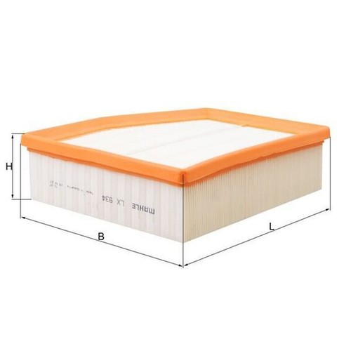 Mahle air filter - mahle, fits