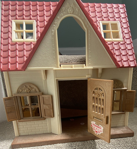 Plastic two storey doll - plastic, two-storey