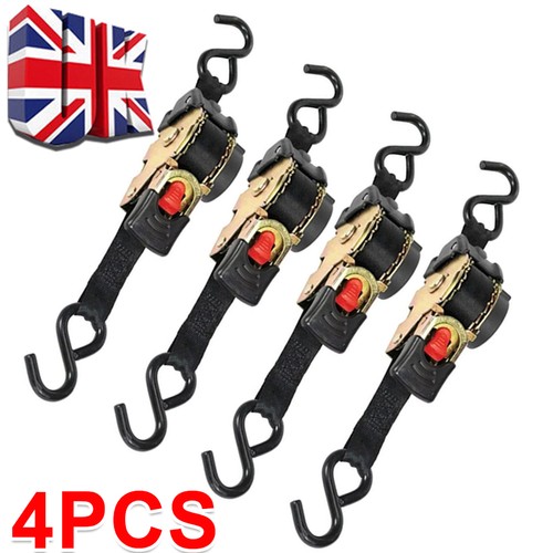 Auto retract ratchet tie - 4x,