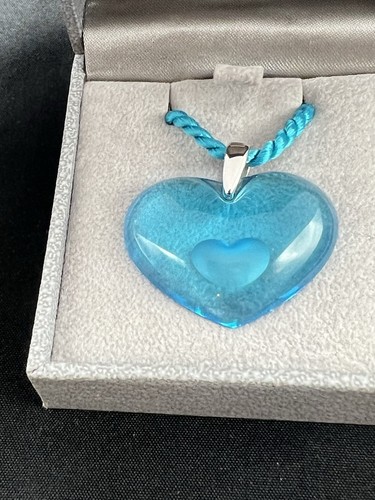 Lalique heart necklace - heart,
