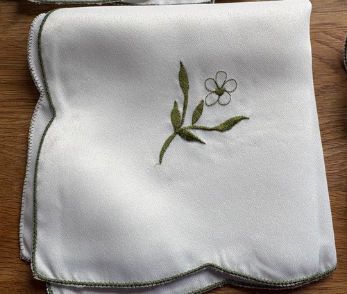 Sateen cream napkins - sateen, x