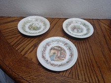 Royal Doulton Bramley Hedge Seasons Coasters Spring Summer Winter 12cm