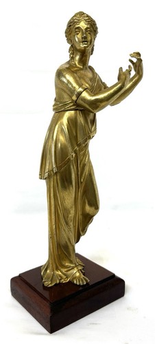 Antique gilt bronze figure - gilt,