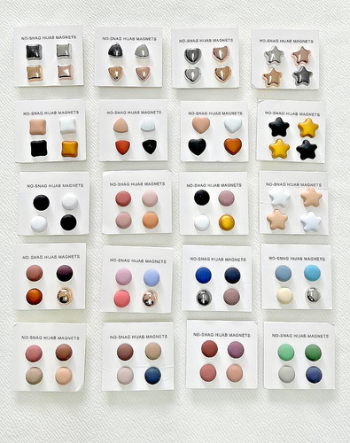 Snag free hijab magnet pins - snag,