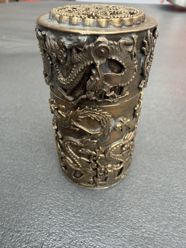 Vintage chinese brass dragon - vintage,