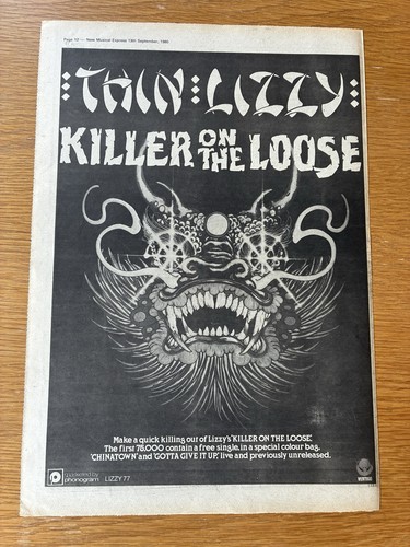Thin lizzy killer - killer, the