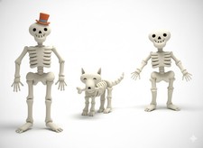 TDJ044 - skeletons OO scale