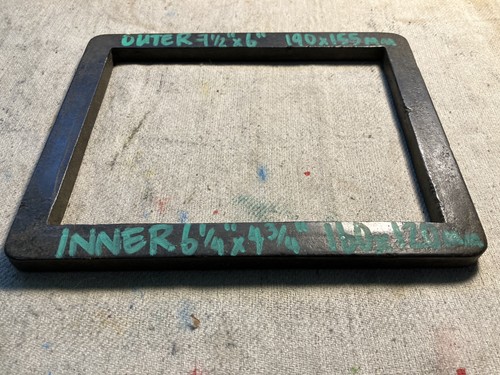 Letterpress printing cast iron - cast,