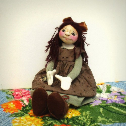 Sally urchin cloth doll sewing - doll,