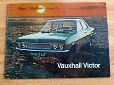 VGC-GM-VAUXHALL VICTOR-1968-1969 SALES BROCHURE-17 PAGES-28 X 21cm-CLASSIC CARS