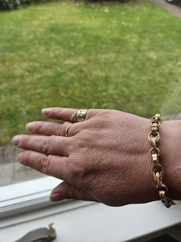 9ct gold beautiful filigree - 9ct,