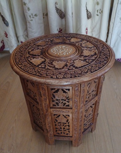 Vintage carved indian - carved, coffee